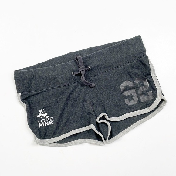 Zenana Outfitters gray Love Pink 92 lounge shorts - Picture 1 of 5